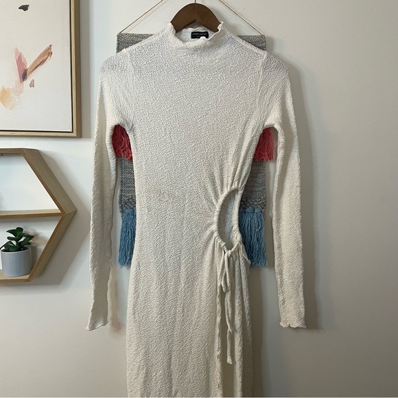 naked wardrobe Dresses & Skirts - Naked Wardrobe White Dress Open Slit Small